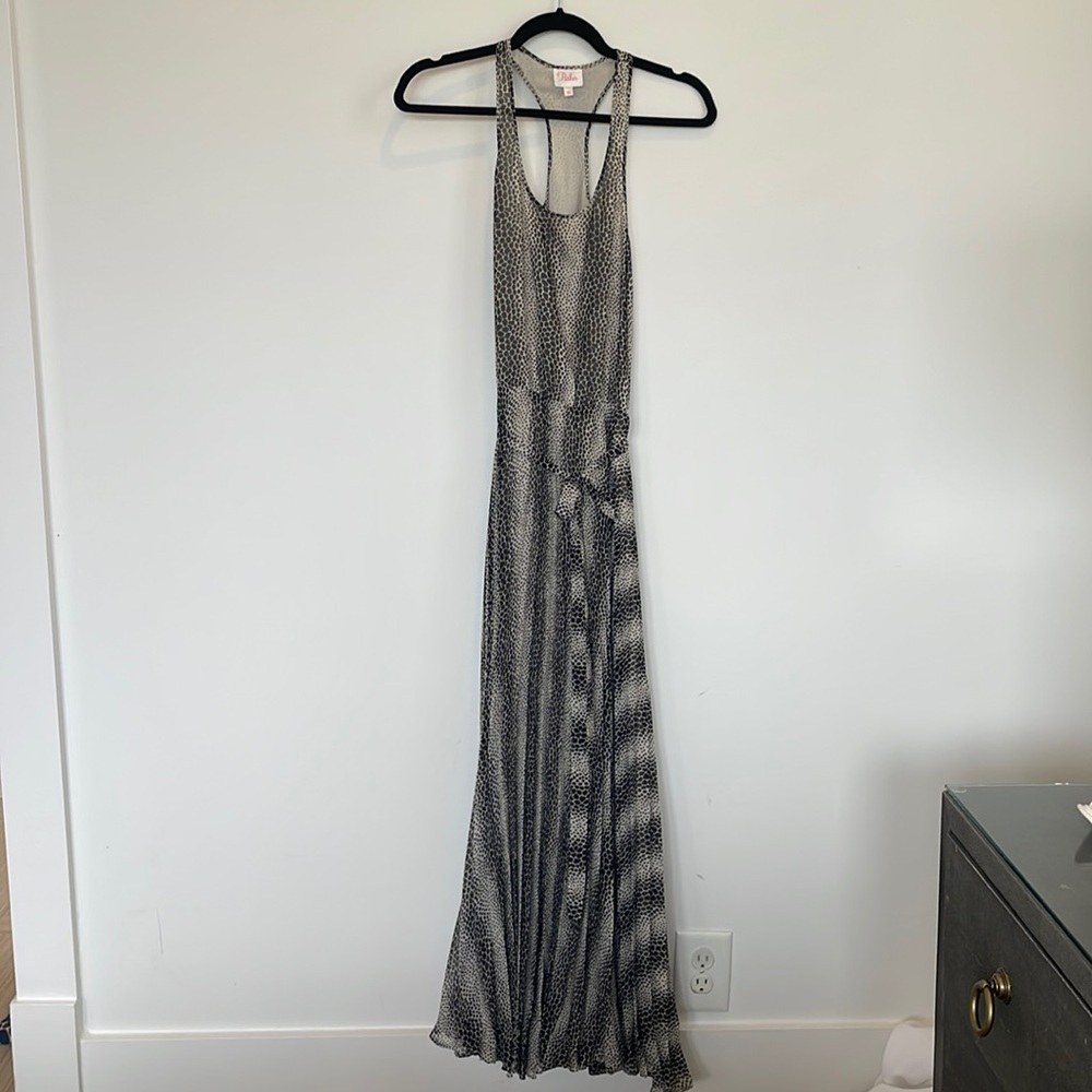Parker Monochrome Patterned Maxi Dress